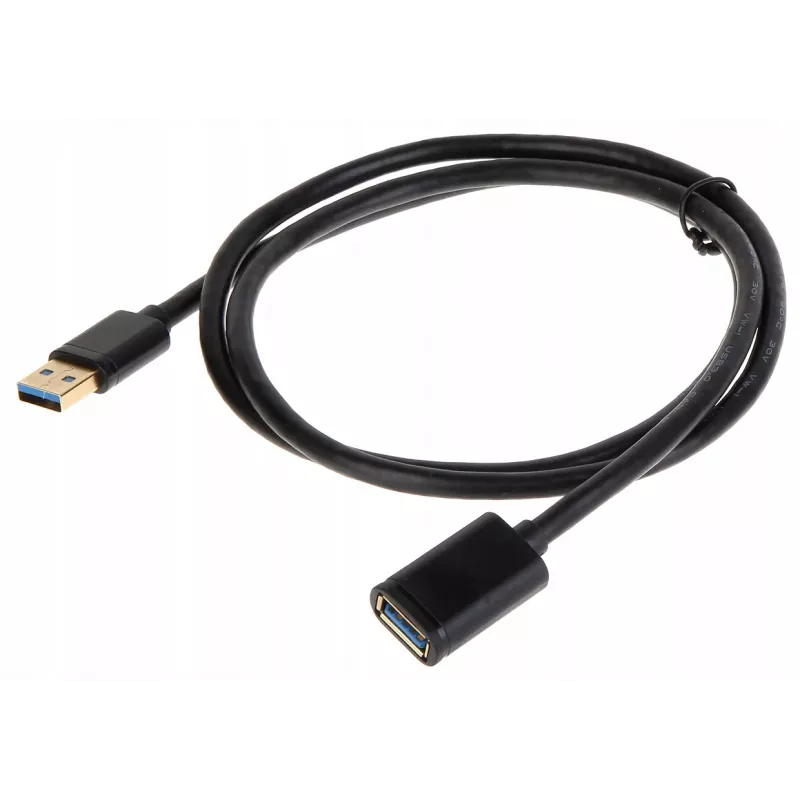 UNITEK Y-C457GBK USB 3.2 Gen 1 (3.1 Gen 1) laidas 1 m USB A juodas