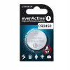 Ličio moneta/plokščia baterija everActive CR2450, 3 V, 5 mm aukštis – pakuotė 5 vnt.
