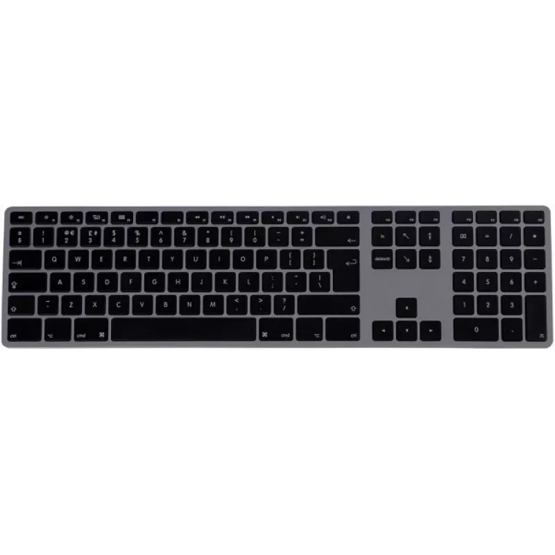 Mechaninė klaviatūra Matias FK318B-UK Aluminum Mac Hub 2xUSB Space Gray