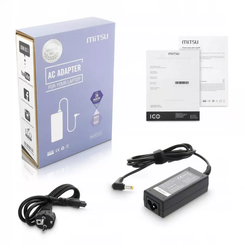Maitinimo adapteris 19V 4.74A (5,5x2,5) – ASUS, Toshiba, MSI, Packard Bell ir kt.
