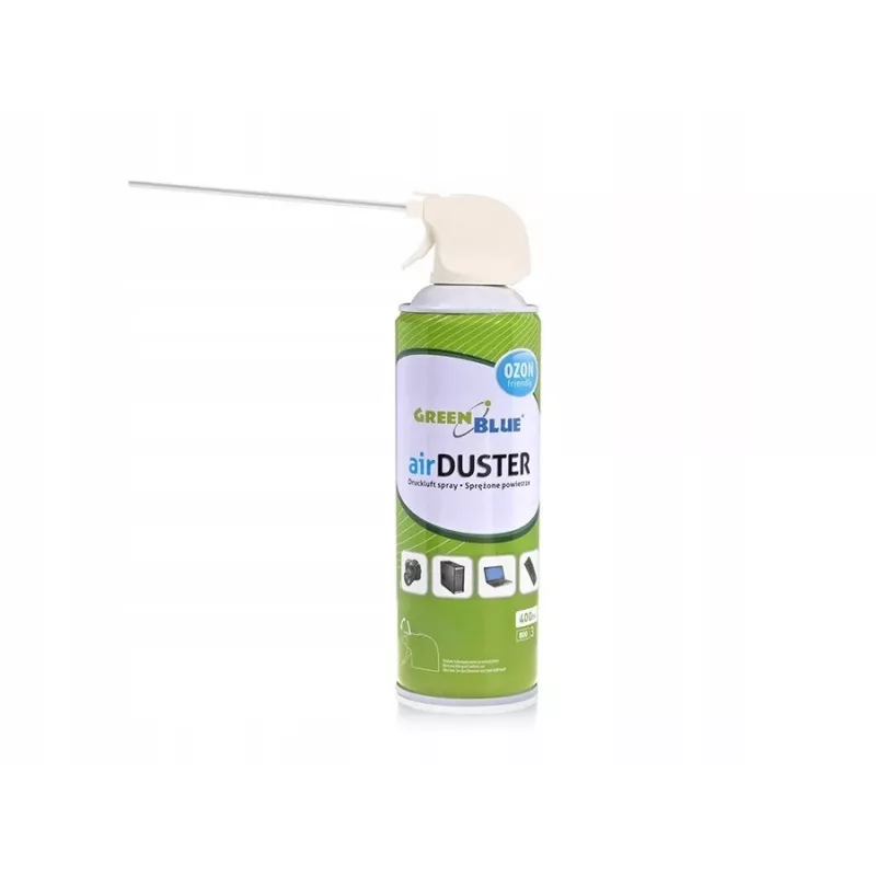 Suspausto oro balionėlis GreenBlue GB400 400ml su pistoletiniu purkštuvu