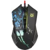 Žaidimų, optinė, laidinė pelė DEFENDER GM-933 SIN'SISTER 7200dpi 6P RGB