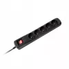 Maitinimo juosta Armac ARC5 Juoda 5 AC lizdai 250 V 5 m