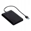 Korpusas HDD/SSD Unitek Y-3036, 2,5 colio SATA III, USB 3.2 Gen 1 (5 Gbit/s), UASP, integruotas USB-A laidas, juodas