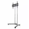 Edbak TR1 mobilus stovas informaciniams ekranams 190,5 cm (75 inch), juodas, nerūdijantis plienas