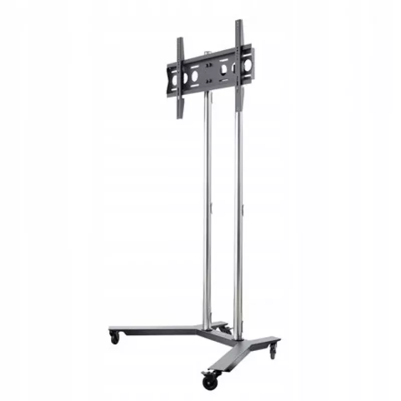 Edbak TR1 mobilus stovas informaciniams ekranams 190,5 cm (75 inch), juodas, nerūdijantis plienas