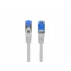LANBERG tinklo kabelis RJ-45 – RJ-45 S/FTP PCF6A-10CC-0050-S, 0,5 m, CCA laidas, 500 MHz, LSZH, pilka