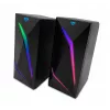 Media-tech MT3172 Black 2.0 stereo garsiakalbiai su RGB apšvietimu ir Bluetooth 5.0