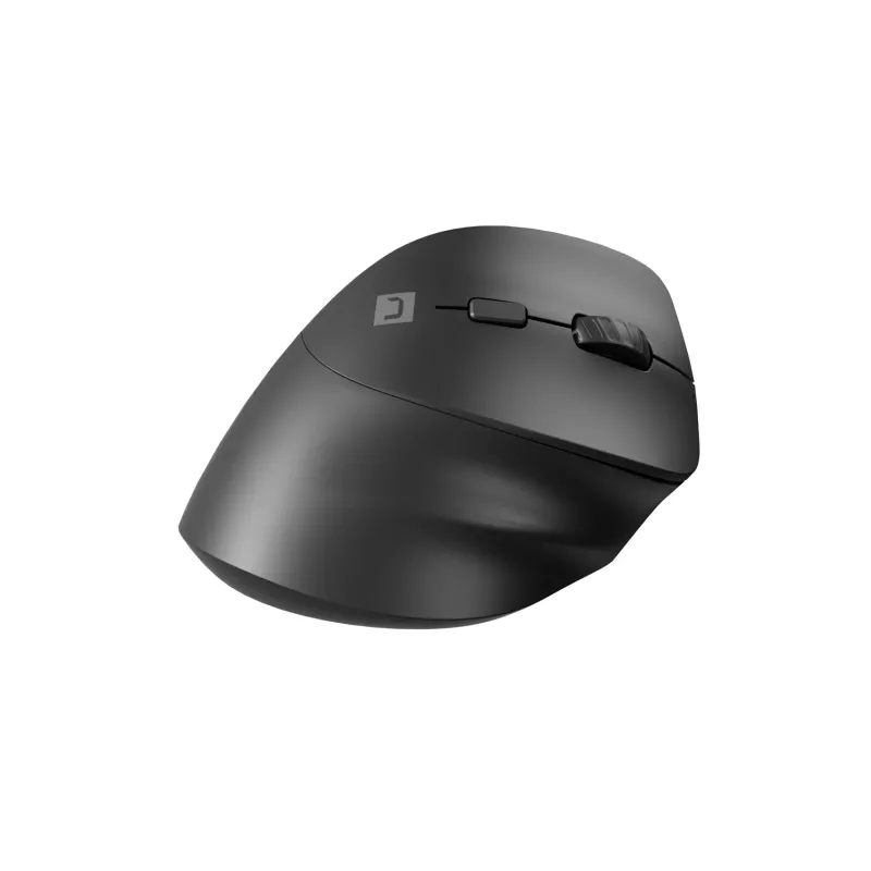 Belaidė vertikali optinė pelė NATEC CRAKE 2 – Bluetooth 5.2, 2400 DPI, 6 mygtukai, dešinei rankai, juoda