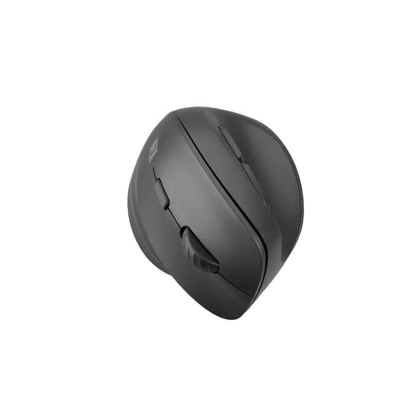 Belaidė vertikali optinė pelė NATEC CRAKE 2 – Bluetooth 5.2, 2400 DPI, 6 mygtukai, dešinei rankai, juoda