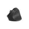 Belaidė vertikali optinė pelė NATEC CRAKE 2 – Bluetooth 5.2, 2400 DPI, 6 mygtukai, dešinei rankai, juoda