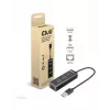 USB šakotuvas CLUB3D USB 3.2 Gen1 Type-A 3 prievadai su Gigabit Ethernet