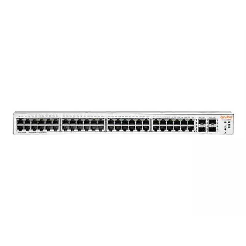 Aruba Instant On 1930 48G Class4 PoE 4SFP/SFP+ 370W valdomas L2+ Gigabit Ethernet jungiklis, 1U, baltas