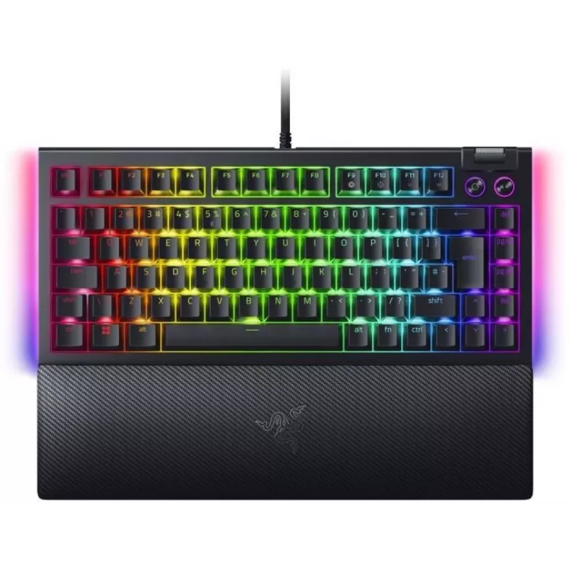 Klaviatūra „Razer BlackWidow V4“ žaidimams, USB, QWERTY JAV išdėstymas, juoda