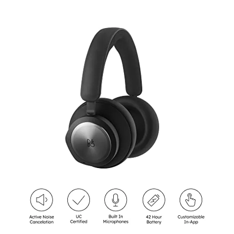 Ausinės Bang & Olufsen Beocom Portal belaidės Bluetooth juodos