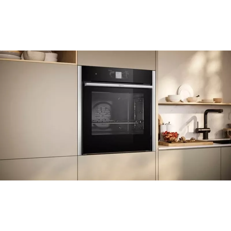 Neff B64CT73N0 orkaitė 71 L, juoda, nerūdijantis plienas