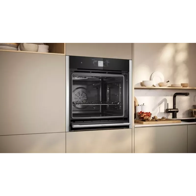 Neff B64CT73N0 orkaitė 71 L, juoda, nerūdijantis plienas