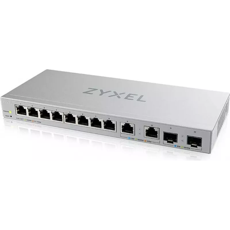 Zyxel XGS1210-12-ZZ0102F valdomas tinklo jungiklis Gigabit Ethernet (10/100/1000) pilka