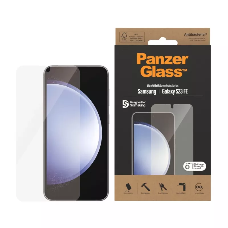 PanzerGlass ® Ekrano apsauga Samsung Galaxy S23 FE | Ultra-Wide Fit