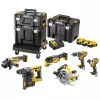 DeWalt DCK685P3T 18V belaidis kombinuotas įrankių rinkinys – 3×5.0 Ah akumuliatoriai, DCH273 plaktukas, kampinis šlifuoklis, dėklas