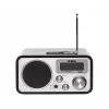 Nešiojamas radijo imtuvas ELTRA Kormoran analoginis FM LW LCD juodas sidabrinis