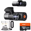 Automobilinis vaizdo registratorius VANTRUE N5 Nexus 5 – 4 kanalų, 2592×1944 pagrindinė kamera, 160° priekis/salonas, GPS, Wi‑Fi, IPS ekranas, MicroSD iki 512 GB