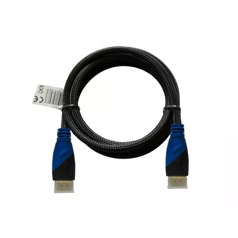 HDMI kabelis SAVIO CL-48 2 m, HDMI 1.4, 4K (4096x2160), ARC, Ethernet, paauksuoti kontaktai