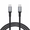 AUKEY CB-CD6 Ultrafast Braided USB-C – USB-C 2m kabelis