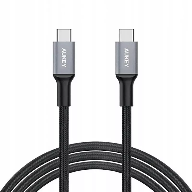 AUKEY CB-CD6 Ultrafast Braided USB-C – USB-C 2m kabelis