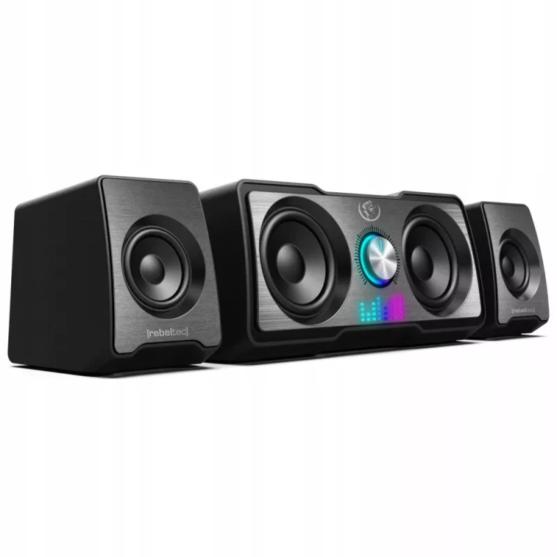 Multimedijos garsiakalbiai 2.1 ROCK, Rebeltec, RBLGLO00048, 60W
