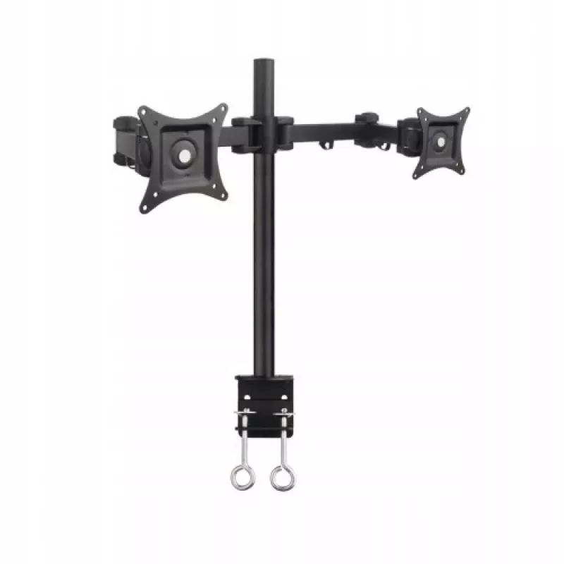 Sukamas dviejų monitorių stalo laikiklis 13-27 inch
