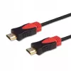 Savio CL-140 HDMI laidas 7,5 m HDMI A tipas (Standartinis) Juoda,Raudona