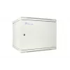 Extralink sieninis spintos stovas 9U 600x600 ASP pilkas, metalinės durys