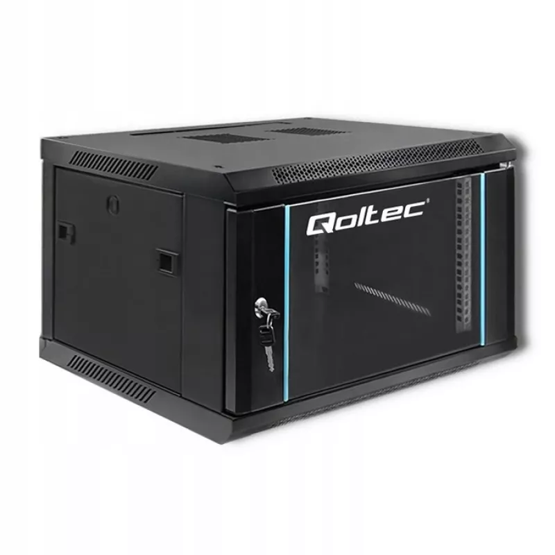 19 colių stelažo spinta QOLTEC 54465 plieninė 12U