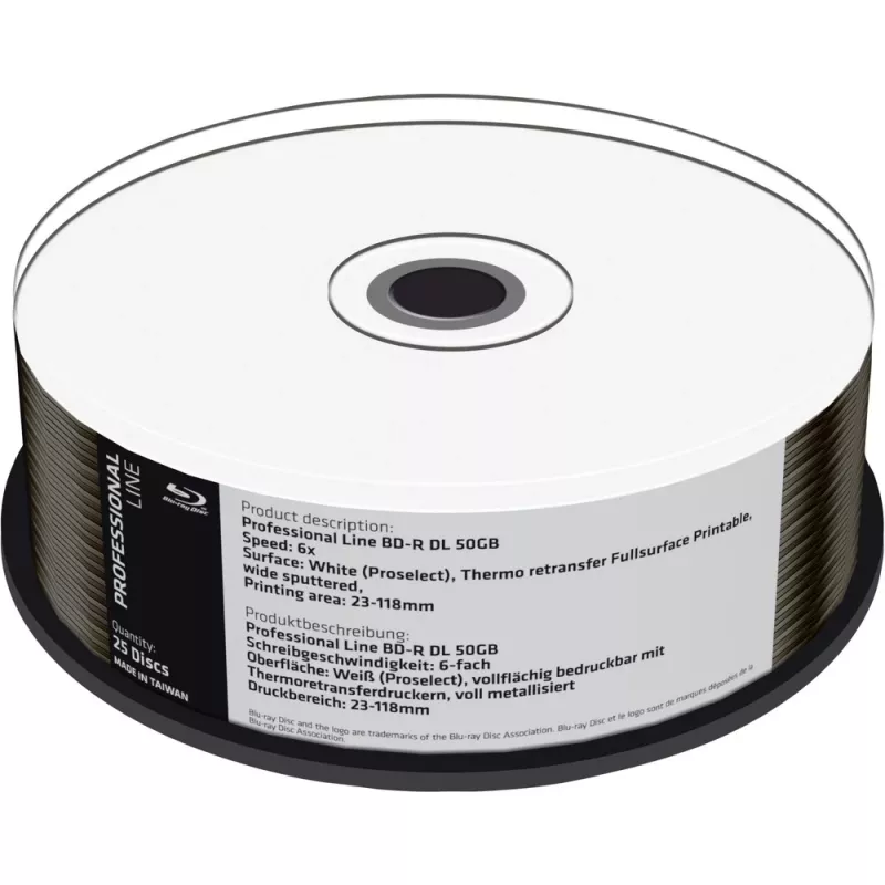 MediaRange Professional Line BD-R DL 50 GB 25 vnt. (MRPL404)