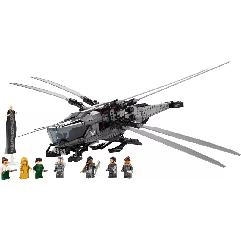 LEGO Icons Ornithopter rinkinys 10327 Atreides Royal kolekcinis modelis, 1369 dalių, 790×570×230 mm