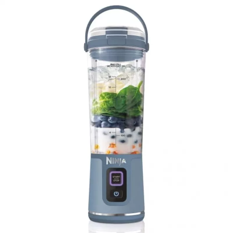 Sportinis blenderis Ninja BC151EUBK — 0,53 L dubuo, 14,4 W, baterija, ledo smulkinimas, juodas