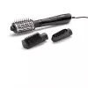 Šildomas šepetys plaukams BABYLISS Style Smooth 1000 Airflow AS128E, 1000 W, juodas, 3 antgaliai, jonų technologija, reguliuojamas termostatas