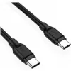 USB-C kabelis Aukey CB-CC1P 1 m, 60W PD, USB-C į USB-C
