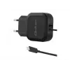 Qoltec 50190 Mobiliojo įrenginio įkroviklis iš tinklo, 3.4 A, USB, USB-C laidas