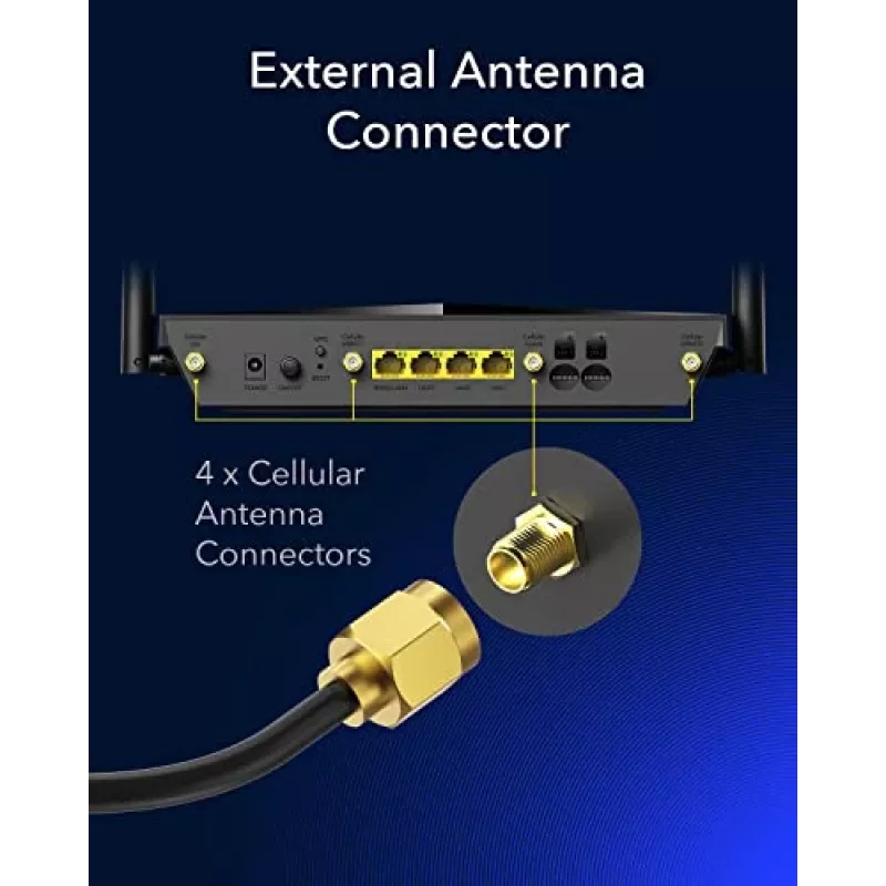 Cudy LT700 4G LTE Cat 6 maršrutizatorius, Qualcomm mikroschema, dviguba SIM, AC1200 dviejų juostų WiFi, 4 Gigabit prievadai, OpenVPN