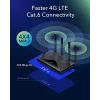 Cudy LT700 4G LTE Cat 6 maršrutizatorius, Qualcomm mikroschema, dviguba SIM, AC1200 dviejų juostų WiFi, 4 Gigabit prievadai, OpenVPN