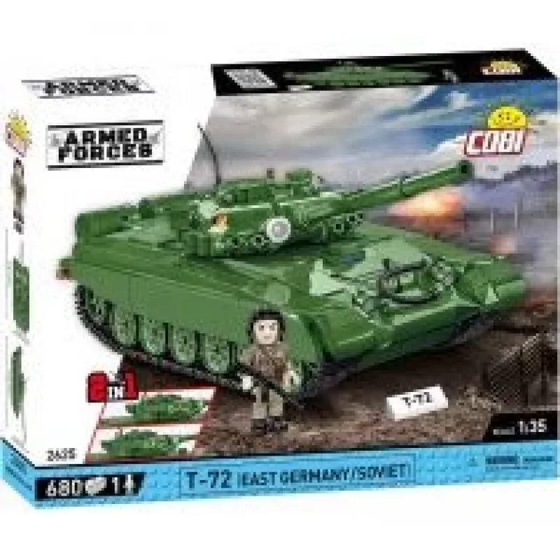 Konstrukcinis rinkinys COBI T-72 Rytų Vokietija / Sovietų Sąjunga 680 dalių