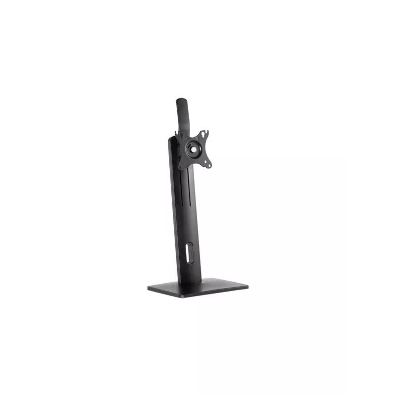 Gembird MS-D1-01 reguliuojamo aukščio monitoriaus stovas juodas
