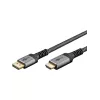 Goobay 65268 Vaizdo kabelis-adapteris 1 m DisplayPort HDMI Pilka