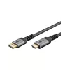 Goobay 65271 Vaizdo kabelio adapteris 5 m DisplayPort – HDMI pilka