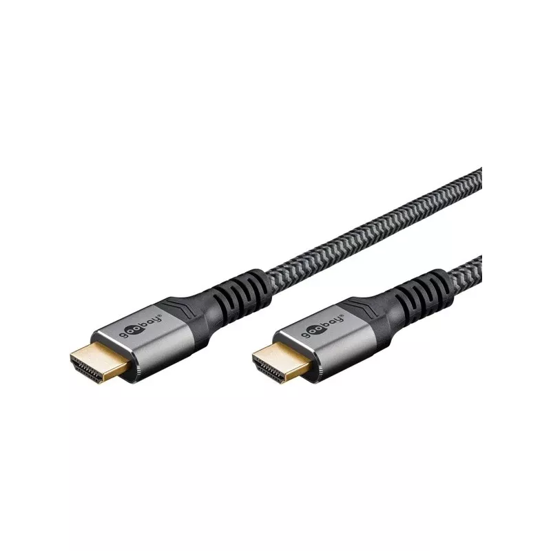 Goobay 65263 HDMI kabelis 5 m HDMI A tipo (standartinis) pilkas (65263)