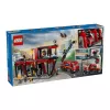 Konstruktorius LEGO City Gaisrinė su pasukamaisiais kopėčiais 60414 – 843 dalys, 5 minifigūrėlės