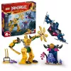 LEGO NINJAGO Arino kovinis mechas – veiksmo figūrėlė ninja žaislas nuo 4 metų berniukams, mergaitėms ir vaikams, Dragons Rising rinkinys su Arino minifigūrėle ir Mini Kata