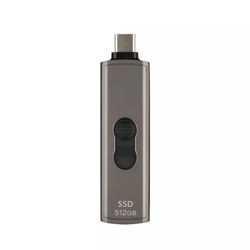 SSD diskas Transcend 512 GB USB Type-C ESD330C rudai pilkas